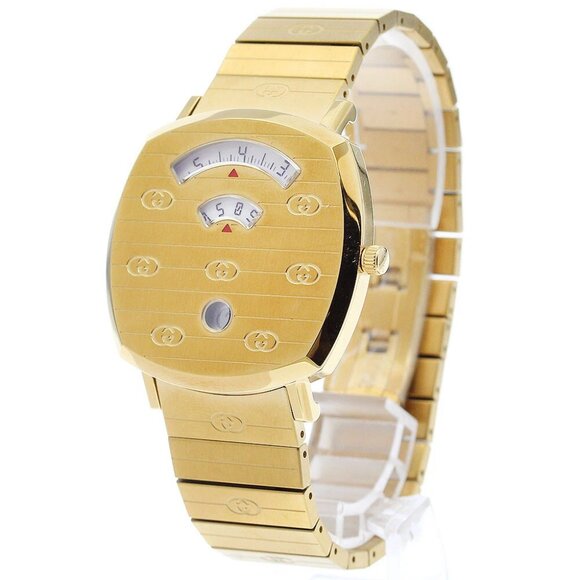 GUCCI Grip watch 157.3/YA157409 Date white Dial Quartz Men's Watch_875829 - Picture 1 of 12